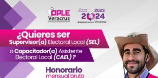 ¡Forma parte del OPLE Veracruz, participa como SEL o CAEL!
