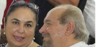 Múltiples condolencias recibe Sara Ladrón de Guevara por la muerte de su esposo.