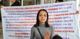 Stephanie pide no encubrir al casi feminicida empleado de la Secretaria del Trabajo de #Veracruz