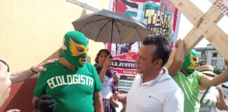 El Ecologista Universal inició su viacrucis número 39 exigiendo revisión de Laguna verde