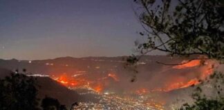 Temporada de incendios en Veracruz .