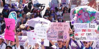 Crónica del 8M en CDMX .