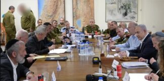 Gabinete de guerra de Israel resuelve dar fuerte respuesta a Irán .