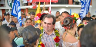 En Oluta Pepe Yunes reconoce a ganaderos y ganaderas y campesinos del Sur de Veracruz .
