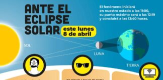 Emite PC recomendaciones por eclipse solar.