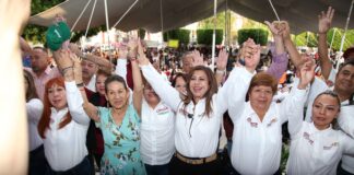 Juanita Carrillo arranca campaña con todo para alcaldía de Cuautitlán.