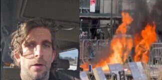 Identifican al hombre que se inmoló frente a Corte que enjuicia a Trump.