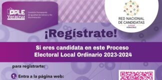 OPLE Veracruz y AMCEE impulsan “Red de Candidatas” en periodo de campaña de diputaciones locales