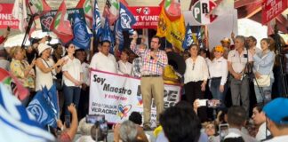 Veracruz quiere resultados sin excusas, destaca Pepe Yunes en Poza Rica.