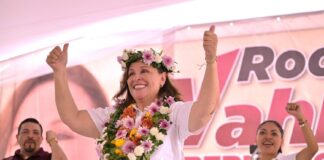 Rocío Nahle recorre Tamiahua, Naranjos y Tempoal.