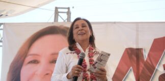 Rocío Nahle la candidata de Morena en Veracruz se defiende de acusaciones.
