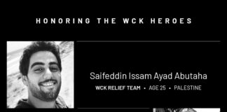 WCK honra a sus compañeros y demandan justicia