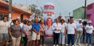 Bertha Ahued Malpica llama al voto este dos de junio.