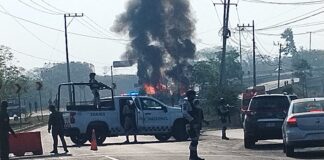 No se reportan personas lesionadas en incendio vehicular en Xalapa.