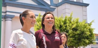 Sheinbaum y Nahle anuncian rehabilitación y ampliación de carretera 145