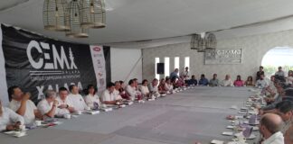 Rocío Nahle no se presenta a reunión con empresarios en Xalapa.