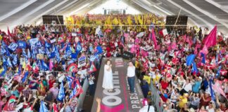 Xóchitl Gálvez y Pepe Yunes cierran campaña en Coatzacoalcos, con el compromiso de recuperar Veracruz