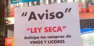 Canaco no quiere ley seca el dos de junio .