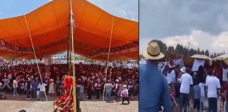 Al menos 50 heridos por desplome de lona en cierre de campaña de Morena #Edomex