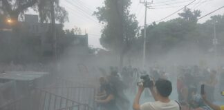 Protesta Pro Palestina en la Embajada de Israel en CDMX deja varios heridos.