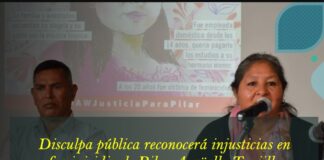 Disculpa pública reconocerá injusticias en feminicidio de Pilar Argüello Trujillo #Veracruz .