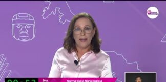 Rocío Nahle se declara triunfadora del segundo debate en Veracruz.