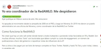 Lo despiden de la red AMLO y revela como operan en tiempos electorales.