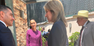 Claudia Sheinbaum se reúne con asesora de Seguridad de EUA, Elizabeth Sherwood-Randall.