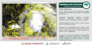 Fin de semana de lluvias torrenciales y puntuales en estos estados 👇🌧️