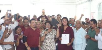 Adelanta Gómez Cazarín que van por la alcaldía del Puerto de Veracruz en 2025.