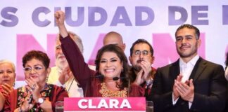 Clara Brugada se convierte en la tercera mujer que gobernará la ciudad de México.