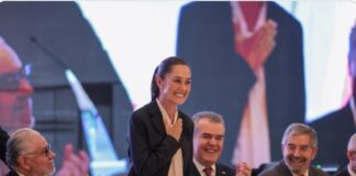 “No se busca concentrar el poder” afirma Claudia Sheinbaum a empresarios del CCE .