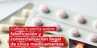 Cofepris alerta sobre falsificación y comercialización ilegal de cinco medicamentos oncológicos.