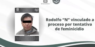 Vinculan a proceso a Rodolfo “N” alias “Fofo” por tentativa de feminicidio.