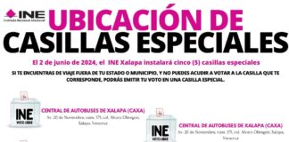 ¿Estás de viaje? Hay casillas especiales en Xalapa para votantes como tú #Casillas