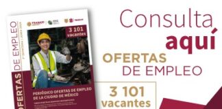 Publican más de tres mil oferta de empleo para CDMX.