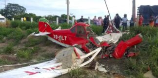 Reportan muerte del piloto en desplome de avioneta #Tabasco.