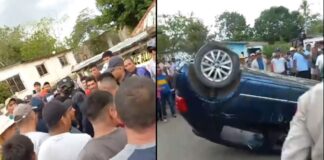 Rescatan de linchamiento a encuestadores en Texistepec, Veracruz. Les acusan de secuestrar menores