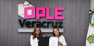OPLE Veracruz entrega constancia de mayoría a la Gobernadora Constitucional Electa