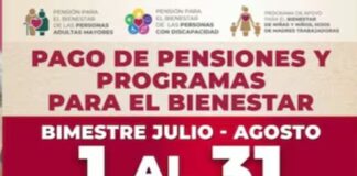 Pensiones del Bienestar serán pagadas en esta fecha.