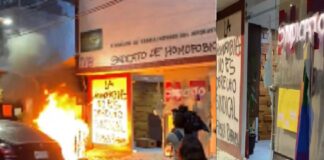 Integrantes de grupo LGTIBQ+ vandalizan oficinas de Sindicato de Infonavit por esto👇