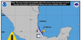 Depresión Tropical Tres se intensifica a Tormenta Tropical Chris. Impactará esta noche Veracruz