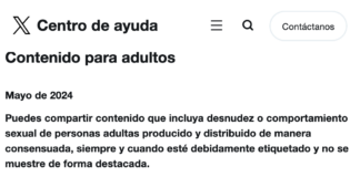 La red Social X permite desde hoy contenidos eróticos pornográficos