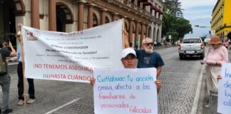 Pensionados y jubilados de Veracruz piden a Claudia Sheinbaum se lleve a Cuitláhuac… pero a Mongolia