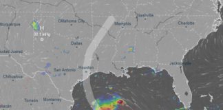 Beryl se reorganiza sobre el golfo de México con dirección a Texas.