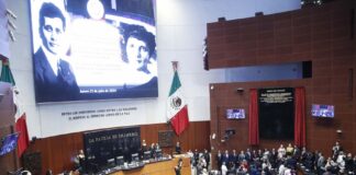 Inscriben en Muro de Honor del Senado nombres de Elvia Carrillo Puerto y Felipe Carrillo Puerto