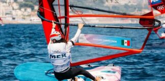 La velerista Mariana Aguilar completó sus dos primeras regatas olímpicas.