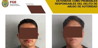 Detienen a dos policías vinculados con abuso de Fuerza Civil en Totalco.