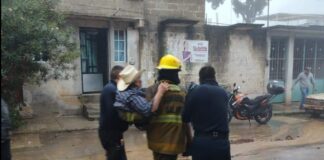 Adultos mayores y menores las personas rescatadas en #Xalapa.