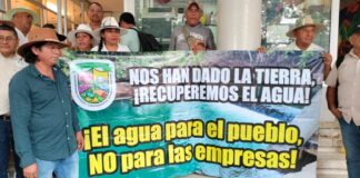 Ejidatarios del municipio de San Andrés Tuxtla demandan revocación de concesión del Salto de Eyipantla